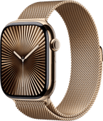 Apple Watch Series 10 4G 46mm Titanium Gold Milanese Watch Strap M/L Apple Watch 44/45/46mm