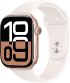 Apple Watch Series 10 4G 46 mm Roségold Sportarmband S/M Apple Watch Series 10