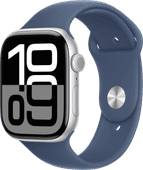 Apple Watch Series 10 4G 46 mm Silber Sportarmband S/M Sportgeschenk