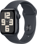 Apple Watch SE 2024 40 mm Mitternacht Sportarmband M/L Kleine Smartwatch