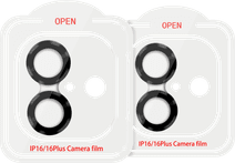 BlueBuilt Apple iPhone 16 / 16 Plus Kameraobjektivschutz Aluminium Doppelpack Kameraobjektivschutz für Apple