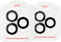 BlueBuilt Apple iPhone 16 Pro / 16 Pro Max Kameraobjektivschutz Aluminium Doppelpack Kameraobjektivschutz für Apple