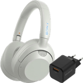 Sony ULT Wear Weiß + BlueBuilt Quick-Charge-Ladegerät mit USB-A-Port 18 W Schwarz Sony ULT