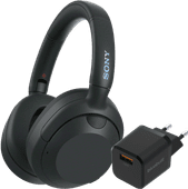 Sony ULT Wear Schwarz + BlueBuilt Quick-Charge-Ladegerät mit USB-A-Port 18 W Schwarz Sony ULT