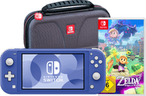 Nintendo Switch Lite Blau + Zelda: Echoes of Wisdom + Bigben Schutztasche Nintendo Switch Lite Konsole