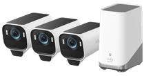 eufyCam S3 Pro 3er-Pack + HomeBase 3 WLAN-Überwachungskamera
