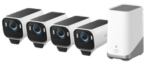 eufyCam S3 Pro 4er-Pack + HomeBase 3 Smart-Home-Geschenk