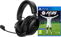 HyperX Cloud III Wireless Schwarz + EA Sports FC 25 PS4 Kabelloses Gaming-Headset für Playstation 4