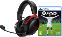 HyperX Cloud III Wireless Rot + EA Sports FC 25 PS5 Kabelloses Gaming-Headset für Playstation 4