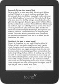 tolino shine B/W Schwarz Wasserbeständigen eBook-Reader 