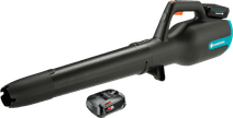 GARDENA PowerJet 18V P4A 2.5Ah Battery Starter Kit Leaf blower with medium blowing power