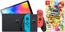 Nintendo Switch OLED Blau/Rot + Mario Party Jamboree Nintendo Switch OLED