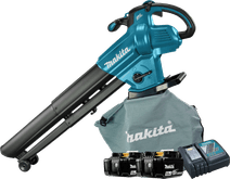 Makita DUB187Z 18V 5,0-Ah-Akku (2x) Starterset Laubsauger