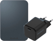 BlueBuilt Wireless Powerbank mit MagSafe-Magnet 5.000 mAh + Ladegerät 30 W Schwarz 5.000 mAh Powerbanks