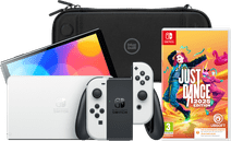 Nintendo Switch OLED Weiß + Just Dance 2025 + BlueBuilt Schutzhülle Nintendo Switch OLED