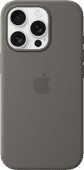 Apple iPhone 16 Pro Backcover mit MagSafe Steingrau Handyhülle mit MagSafe-Magnet