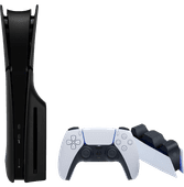 PlayStation 5 Slim mit Laufwerk + Schwarze Cover + Ladestation Weihnachtsangebot 2025 für die PlayStation 5