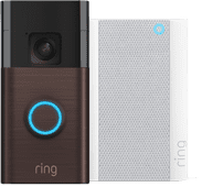 Ring Battery Video Doorbell Bronze + Chime Pro Smart doorbell