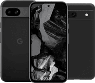 Google Pixel 8a 128GB Schwarz 5G + BlueBuilt Backcover Schwarz Google Pixel Smartphone