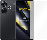 POCO F6 512GB Black 5G + Just in Case Tempered Glass Screen Protector Large smartphone