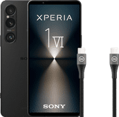 Sony Xperia 1 VI 256GB Black 5G + BlueBuilt USB-C Cable 1.5m Nylon Black Sony Xperia 1