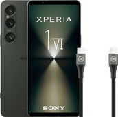 Sony Xperia 1 VI 256GB Green 5G + BlueBuilt USB-C Cable 1.5m Nylon Black Sony Xperia 1