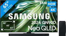 Samsung GQ65QN90D + Samsung HW-Q810GD/ZG Samsung Fernseher aus dem Jahr 2024