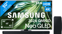 Samsung GQ50QN90D + Samsung HW-Q810GD/ZG Samsung Fernseher aus dem Jahr 2024