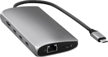 Satechi USB-C Multiport 8K Ethernet Adapter Satechi Dockingstation für Laptops