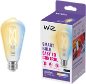 WiZ Edison Filamentlampe - warmes bis kaltweißes Licht - E27 - Transparent Smart-Lampe mit E27-Fassung