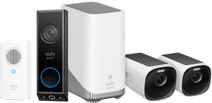 eufyCam 3 Doppelpack + Video Doorbell E340 + Chime Überwachungskamera mit Cloud-Speicher