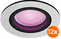 Philips Hue Centura Einbaustrahler White & Color - rund - Aluminium - 12er-Pack Philips Hue Centura