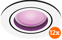 Philips Hue Centura Einbaustrahler White & Color - rund - Weiß - 12er-Pack Philips Hue Centura