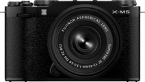 Fujifilm X-M5 Schwarz + XC 15-45mm f/3.5-5.6 OIS PZ Systemkamera für Einsteiger