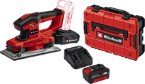Einhell TE-OS 18/230 Li Solo 4,0-Ah-Akku E-Case S-F Starterset Schleifmaschine mit Staubabsaugung