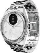 Withings ScanWatch Nova Brilliant Titanium Silber 39 mm Kleine Smartwatch