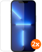 BlueBuilt Apple iPhone 14 / 13 / Pro Screen Protector Glass Duo Pack 2-pack BlueBuilt screen protector