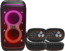 JBL PartyBox 320 + 2x JBL PartyLight Beam Party-Lautsprecher mit Akku