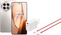 OnePlus 13R 256GB Weiß 5G + OnePlus SuperVOOC Ladegerät 120 W mit 2 Anschlüssen OnePlus 12