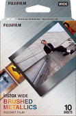 Fujifilm instax WIDE Film Brushed Metal (10 sheets) Photo paper for instant camera