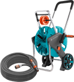 Gardena Textielslang Liano Life 15 m Set + Gardena CleverRoll S Gardena flexiblen Gartenschlauch