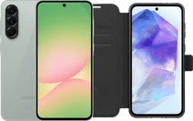 Samsung Galaxy A56 128GB Grün 5G + BlueBuilt Book Case Schwarz Handy mit 5G