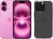 Apple iPhone 16 256GB Rosa + BlueBuilt Protective Backcover Transparent Apple iPhone von 800 bis 1.000 Euro