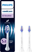 Philips Sonicare Sensitive HX6052/87 Weiß (2 Stück) Philips Sonicare Aufsteckbürste