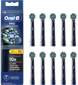 Oral-B Pro Cross Action Schwarz (10 Stück) Oral-B Aufsteckbürste
