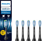 Philips Sonicare Premium Plaque Defense HX9045/88 Schwarz (5 Stück) Philips Sonicare Aufsteckbürste
