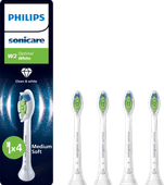 Philips Sonicare Optimal White HX6064/87 White (4 units) Philips Sonicare brush attachment