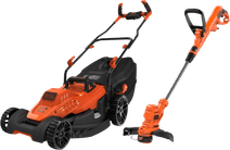 BLACK+DECKER BEMW481BH-QS + BLACK+DECKER BESTA525-QS Elektro-Rasenmäher