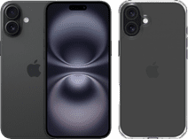 Apple iPhone 16 Plus 128GB Schwarz + BlueBuilt Protective Backcover Transparent Apple iPhone Set