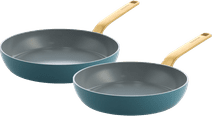 GreenPan Evolution Bratpfannenset 24 + 28 cm Blau Bratpfanne